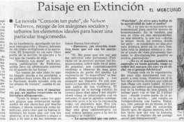 Paisaje en extinción  [artículo]