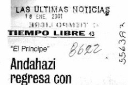 Andahazi regresa con novela política  [artículo] Lun