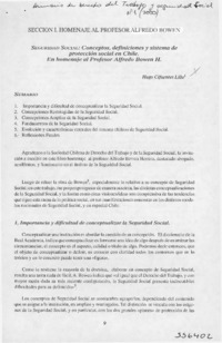 Homenaje al profesor Alfredo Bowen  [artículo] Hugo Cifuentes Lillo