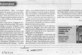 Sakanusoyin, cazador de Tierra del Fuego  [artículo] Elena Vial