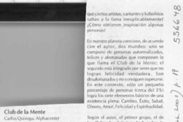Club de la mente  [artículo]