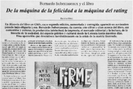 De la máquina de la felicidad a la máquina del rating