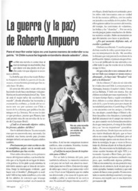 La guerra (y la paz) de Roberto Ampuero  [artículo]