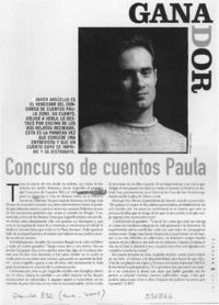 Concurso de cuentos Paula  [artículo] C. T. D.