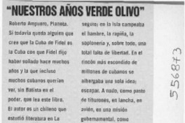 Nuestros años verde olivo  [artículo]