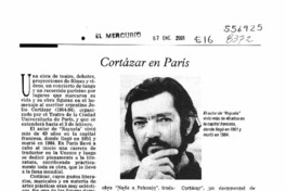 Cortázar en París  [artículo]
