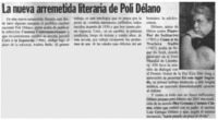 La Nueva arremetida literaria de Poli Délano