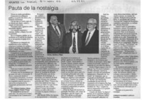 Pauta de la nostalgia  [artículo] Enrique Ramírez Capello