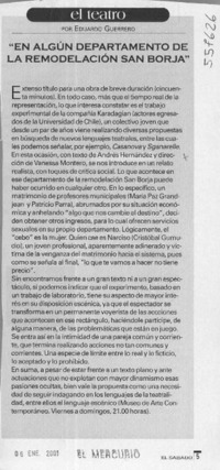 "En algún departamento de la remodelación San Borja"  [artículo] Roberto Guerrero