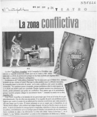 La zona conflictiva  [artículo] X. V.