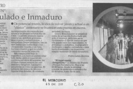 Desarticulado e inmaduro  [artículo] Pedro Labra Herrera