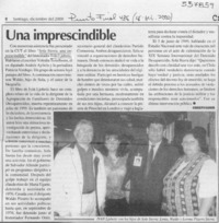 Una imprescindible  [artículo]