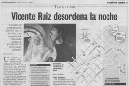 Vicente Ruiz desordena la noche