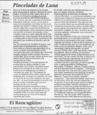 Pinceladas de luna  [artículo] Mario Noceti Zerega