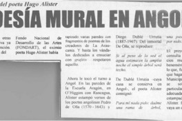 Poesía mural en Angol  [artículo]
