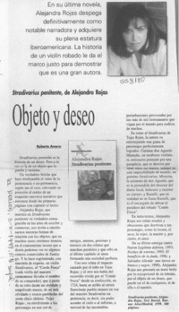Objeto y deseo  [artículo] Roberto Amaro