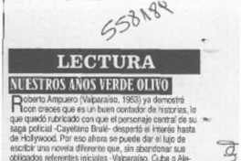 Nuestros años verde olivo  [artículo]