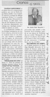 Cronos  [artículo] Carlos René Ibacache I.