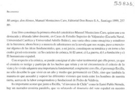 Mi amigo, don Alonso  [artículo] Cristián Rodríguez Meza