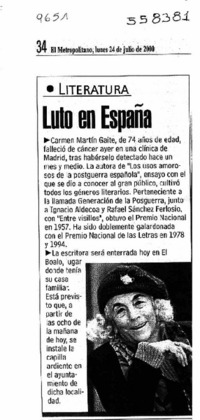 Luto en España  [artículo]