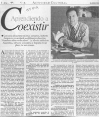 Aprendiendo a coexistir  [artículo]