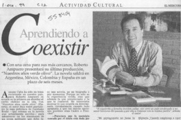 Aprendiendo a coexistir  [artículo]