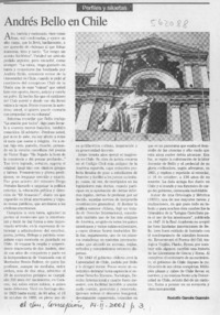 Andrés Bello en Chile