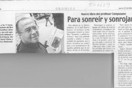 Para sonreir y sonrojarse  [artículo]