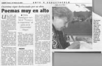 Poemas muy en alto  [artículo]