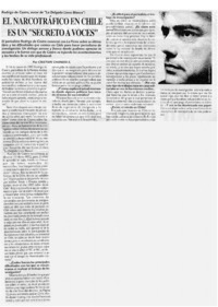 El narcotráfico en Chile es un "secreto a voces"