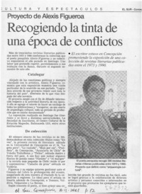 Recogiendo la tinta de una época de conflictos  [artículo]