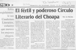 El Fértil y poderoso círculo del Choapa  [artículo]
