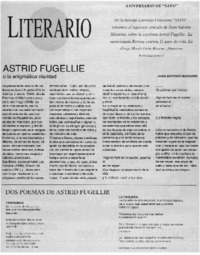 Astrid Fugellie o la enigmática claridad