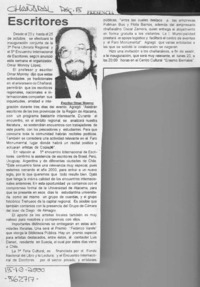 Escritores  [artículo]