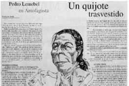 Pedro Lemebel en Antofagasta