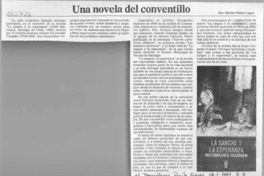 Una novela del conventillo  [artículo] Marino Muñoz Lagos