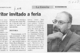 Escritor invitado a feria  [artículo]