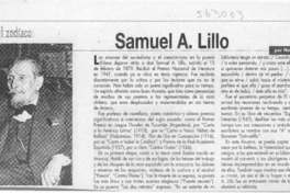 Samuel A. Lillo  [artículo] Nostradamus