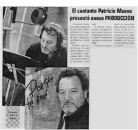 El Cantante Patricio Manns presentó nueva PRODUCCIÓN