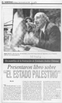 "El Estado Palestino"  [artículo] M.J.S.