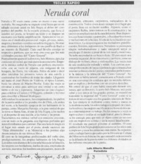 Neruda coral  [artículo] Luis Alberto Mansilla