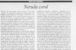 Neruda coral  [artículo] Luis Alberto Mansilla