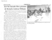 Ayer fue lanzado libro póstumo de Hermelo Arabena Williams