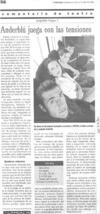 Anderblú juega con las tensiones