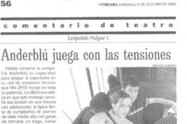 Anderblú juega con las tensiones