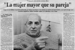 "La mujer mayor que su pareja"