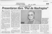 Presentaron libro "Piel de Naufragios"