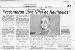 Presentaron libro "Piel de Naufragios"