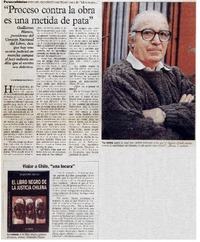 "Proceso contra la obra es una metida de pata"