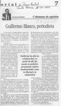Guillermo Blanco, periodista